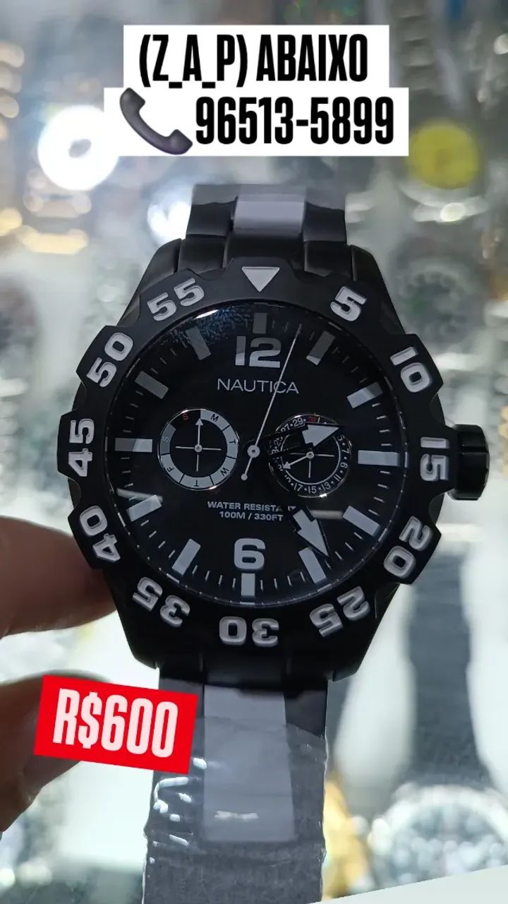 Relógio Nautica Original Modelo Referência : A23099G (Funcional)