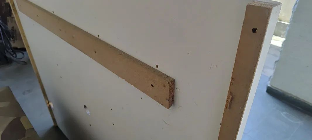 Estante Para Tv Painel De Parede Armário Suspenso Decorativo Branco - Foto 2