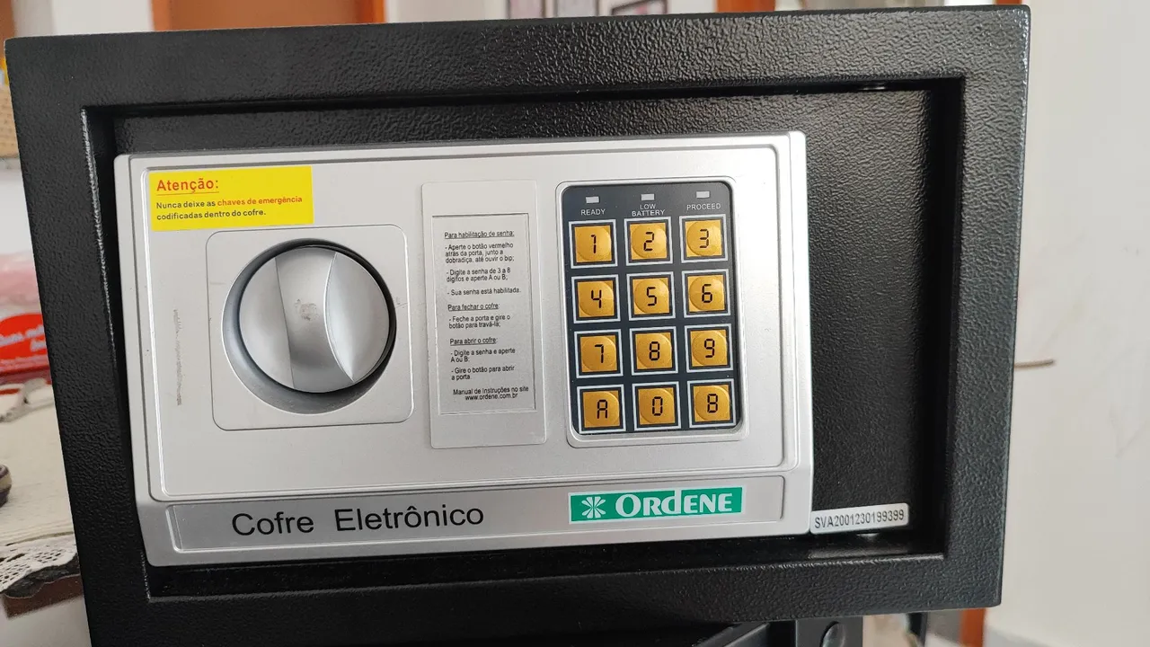 Cofre Eletrônico - Segurança e praticidade para seus bens!