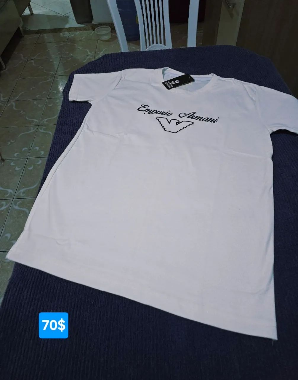 Camisa Grife peruana elastano da Empório Armani M 