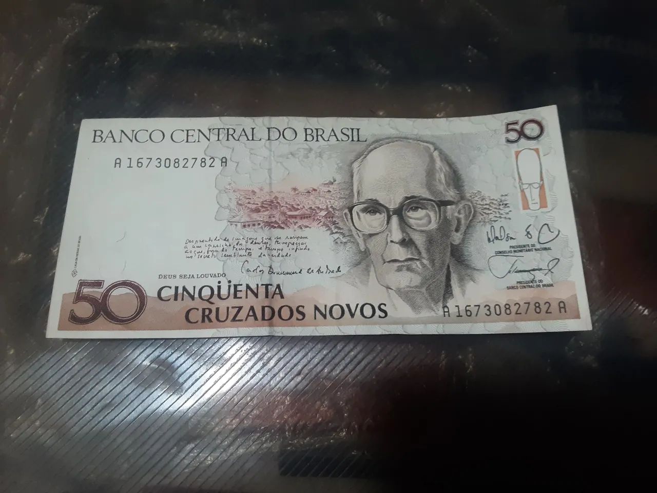 Cédula 50 Cruzados Novos - De seu lance!