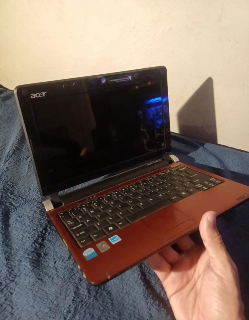 Netbook Acer vermelho - Foto 4