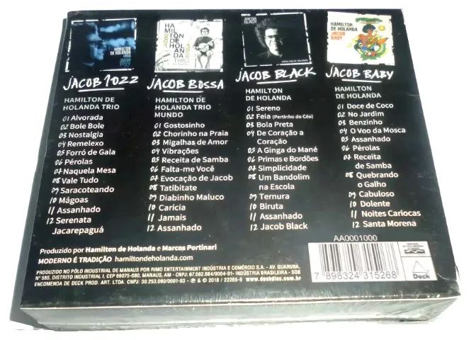 Box 4cds HAMILTON de HOLANDA - TOCA JACOB do BANDO 2018 br - L A C R A D O - Foto 3