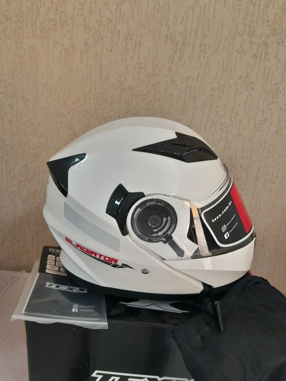 Capacete de moto Texx Gladiator tam 56 - Foto 5