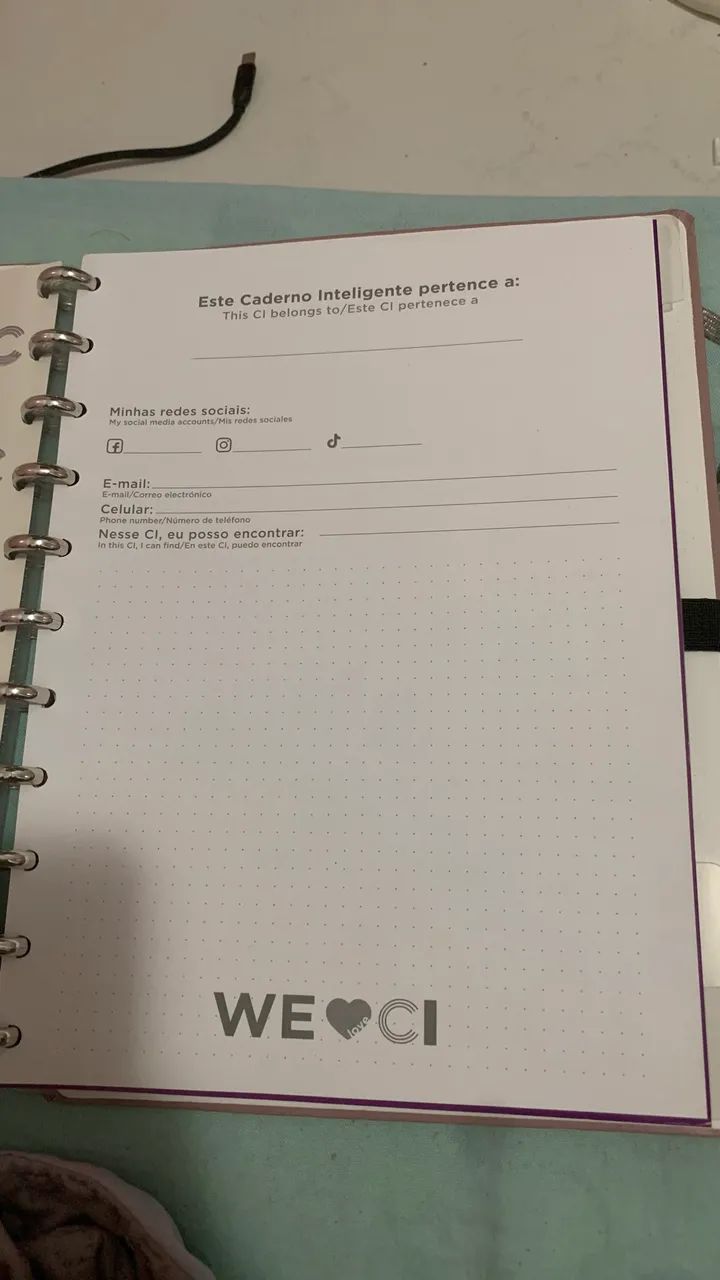 Caderno Inteligente Grande Original 64661829596163122