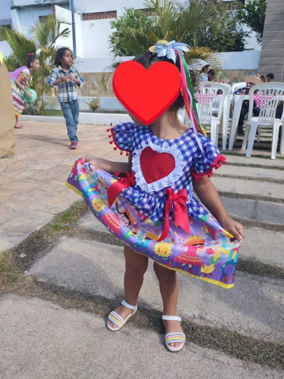 Vestido Festa Junina Infantil
