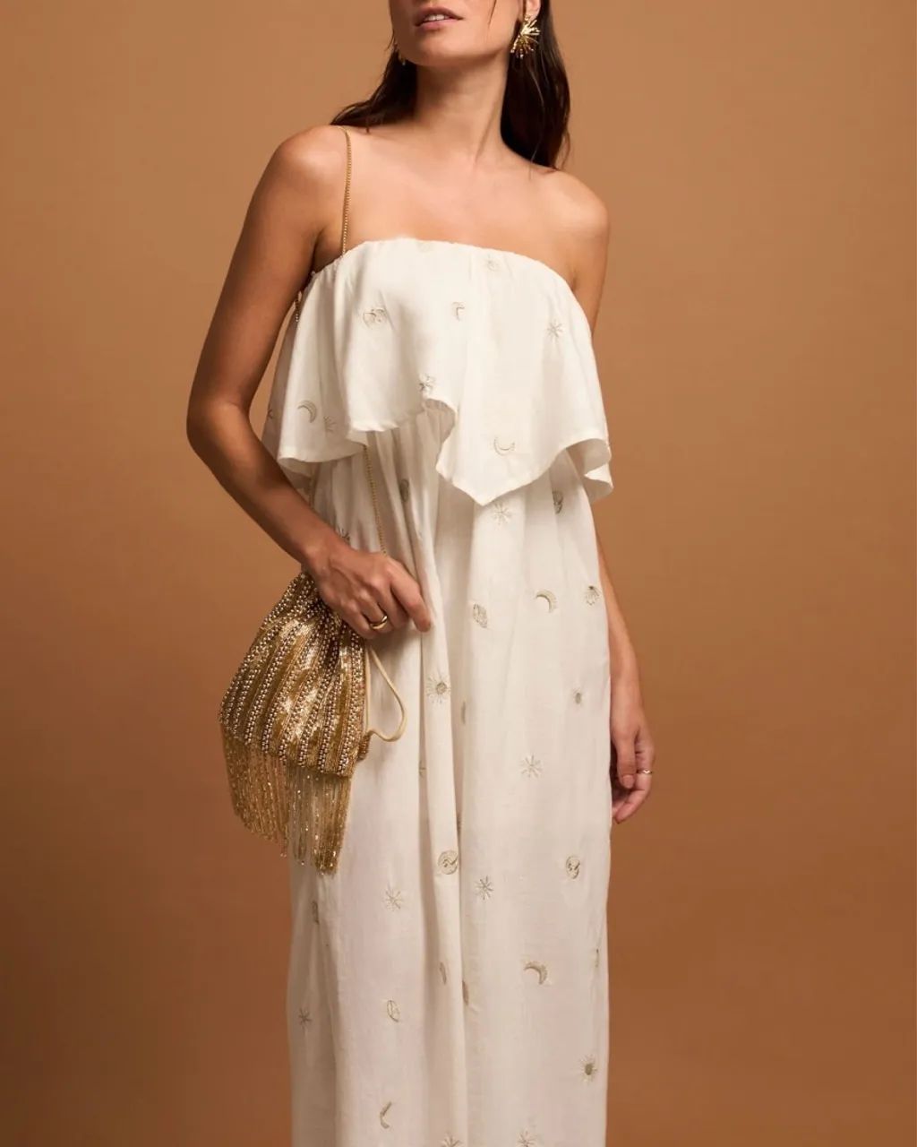 Vestido Branco Vestidos Da Renner 2019 Vestido Midi Branco RENNER