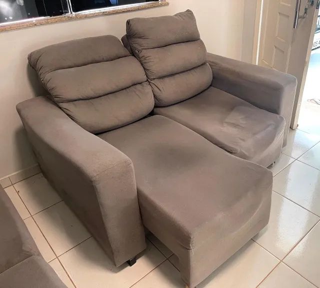 Sofá retrátil 2 lugares