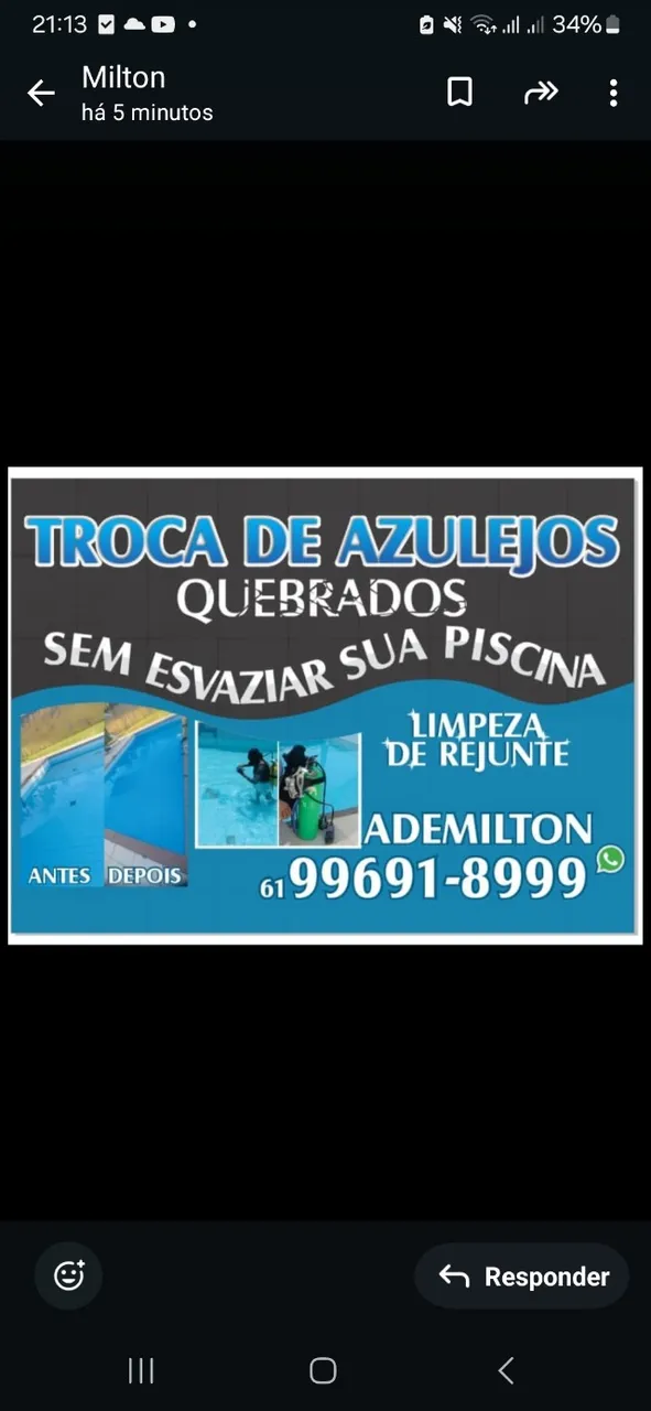 Troca de azulejos quebrados