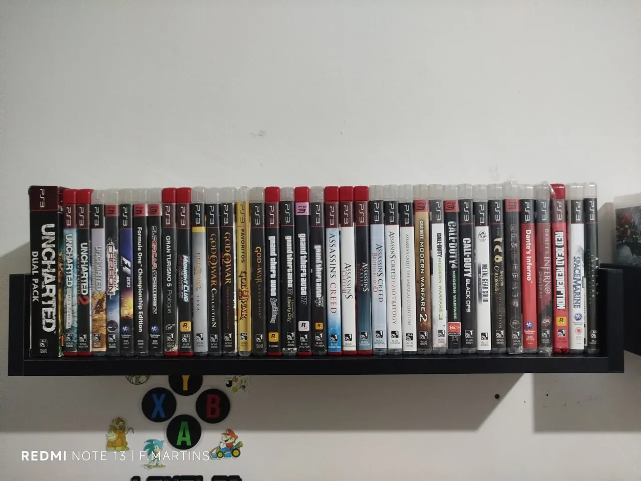 Coleção de jogos ps3