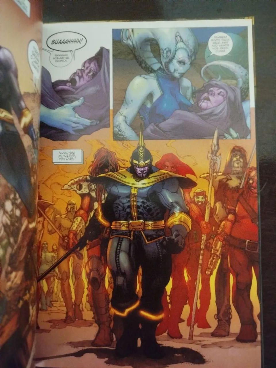 A Ascensão de Thanos - HQ Nova Marvel Panini - Foto 4