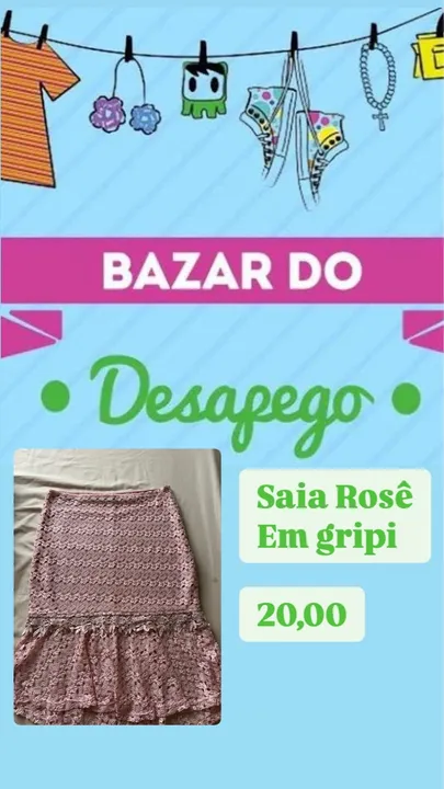 Saia rosê GRIPI