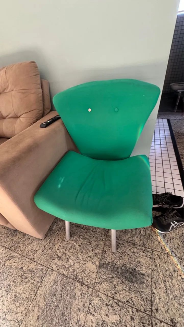 Poltrona verde confortável - Foto 2