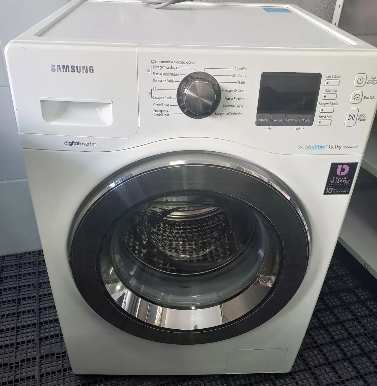Máquina de Lavar Roupa Samsung 10,1kg Eco Bubble