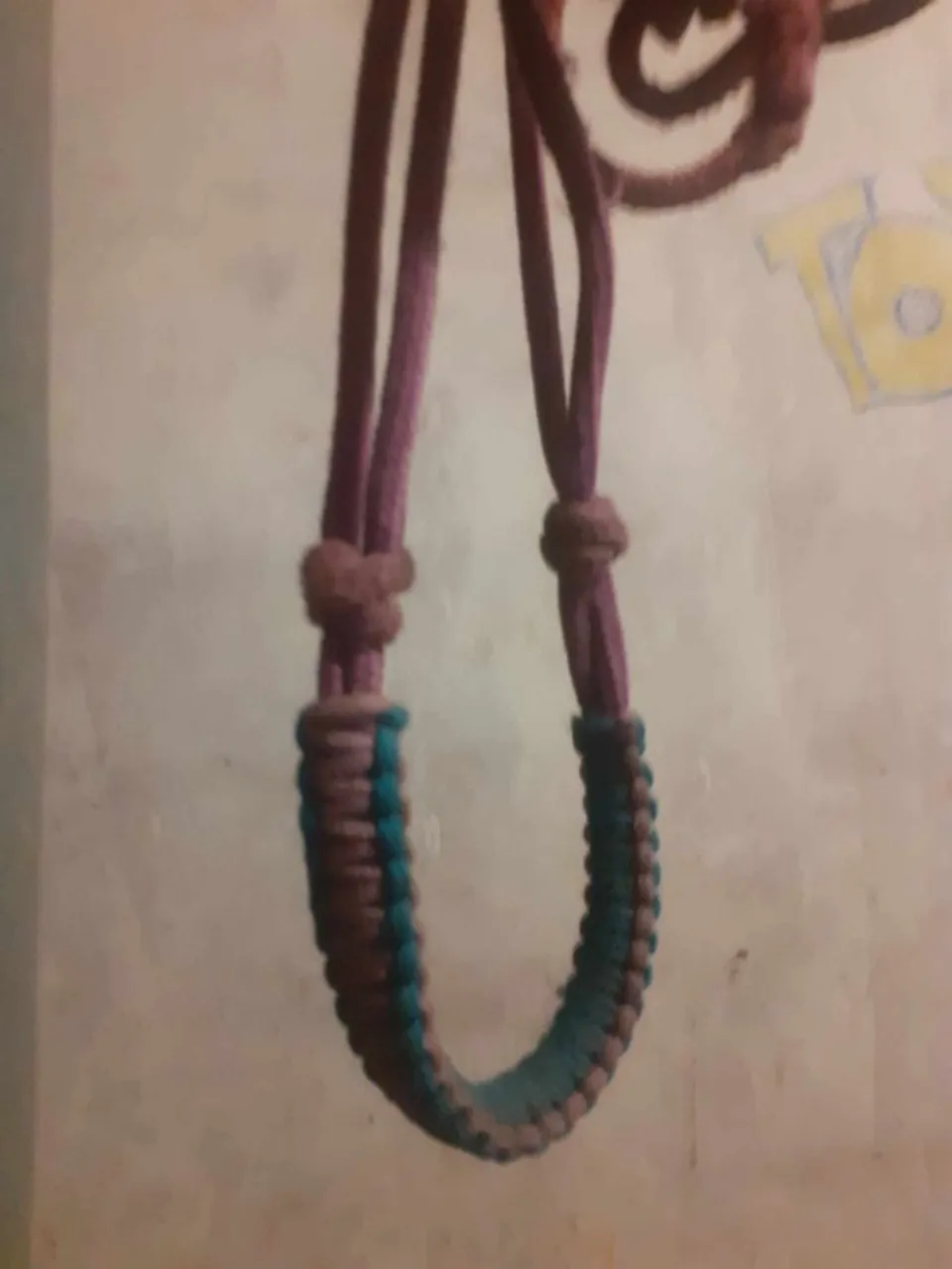 Cabresto 7 nós, confeccionado em corda de 8mm