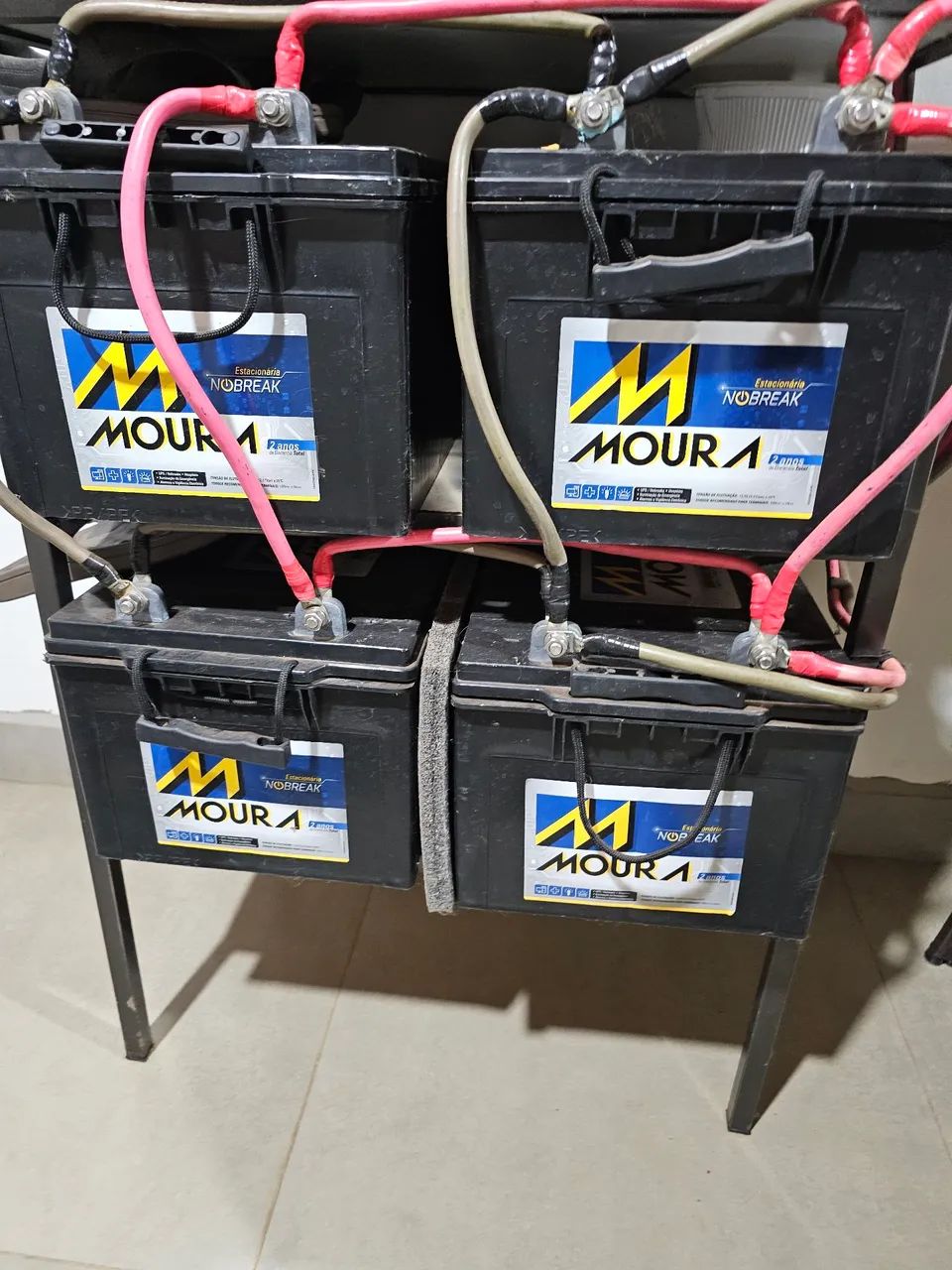 Bateria solar estacionária 12v 244A Moura - Foto 2