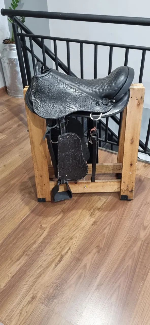 Sela Australiana Cavalgada - COURO - Foto 4