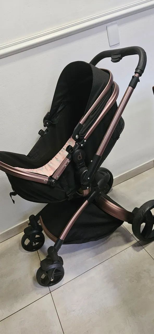 Carrinho galzerano vulkan 360 cor rose