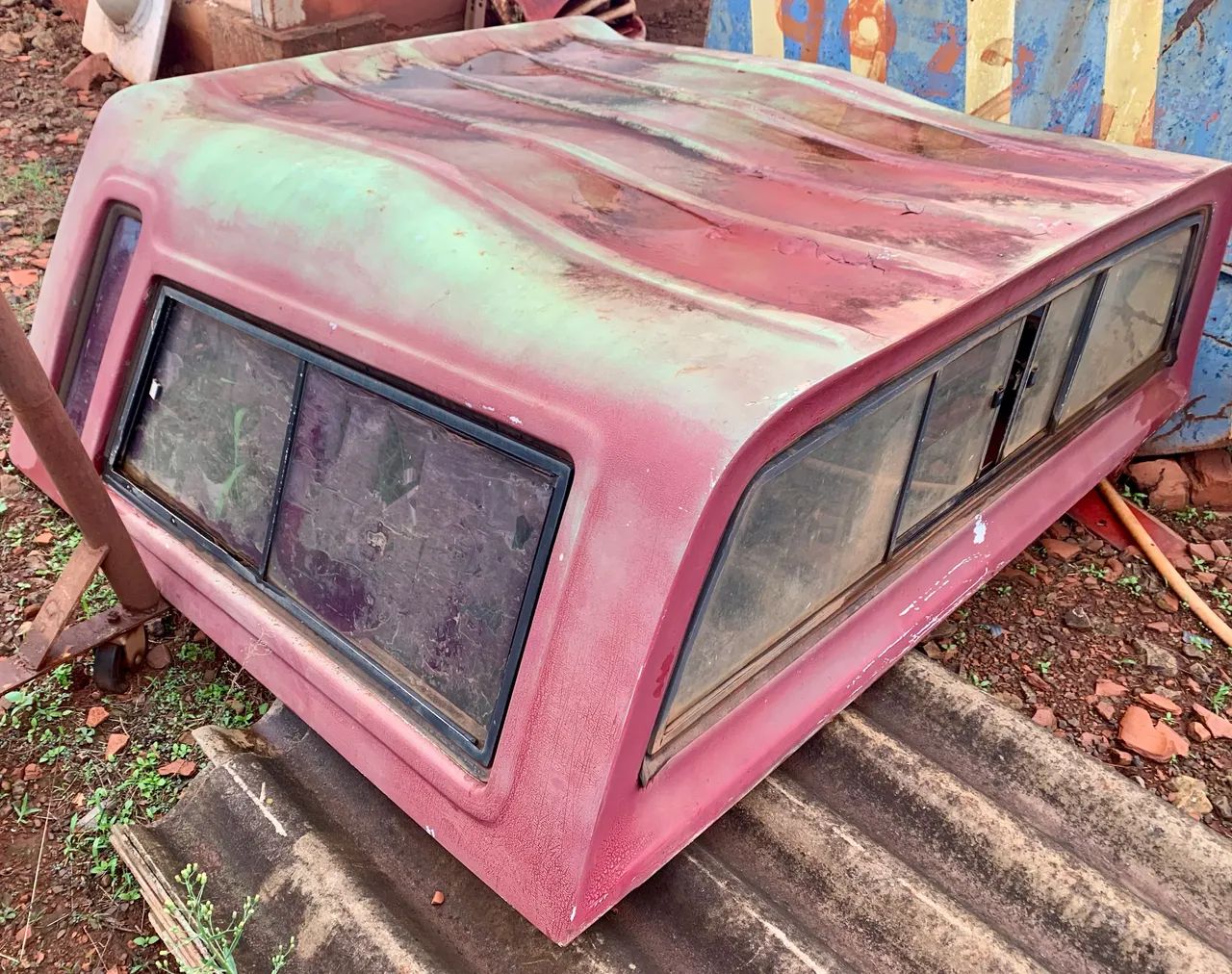 Capota fibra D20 cabine dupla  - Foto 5