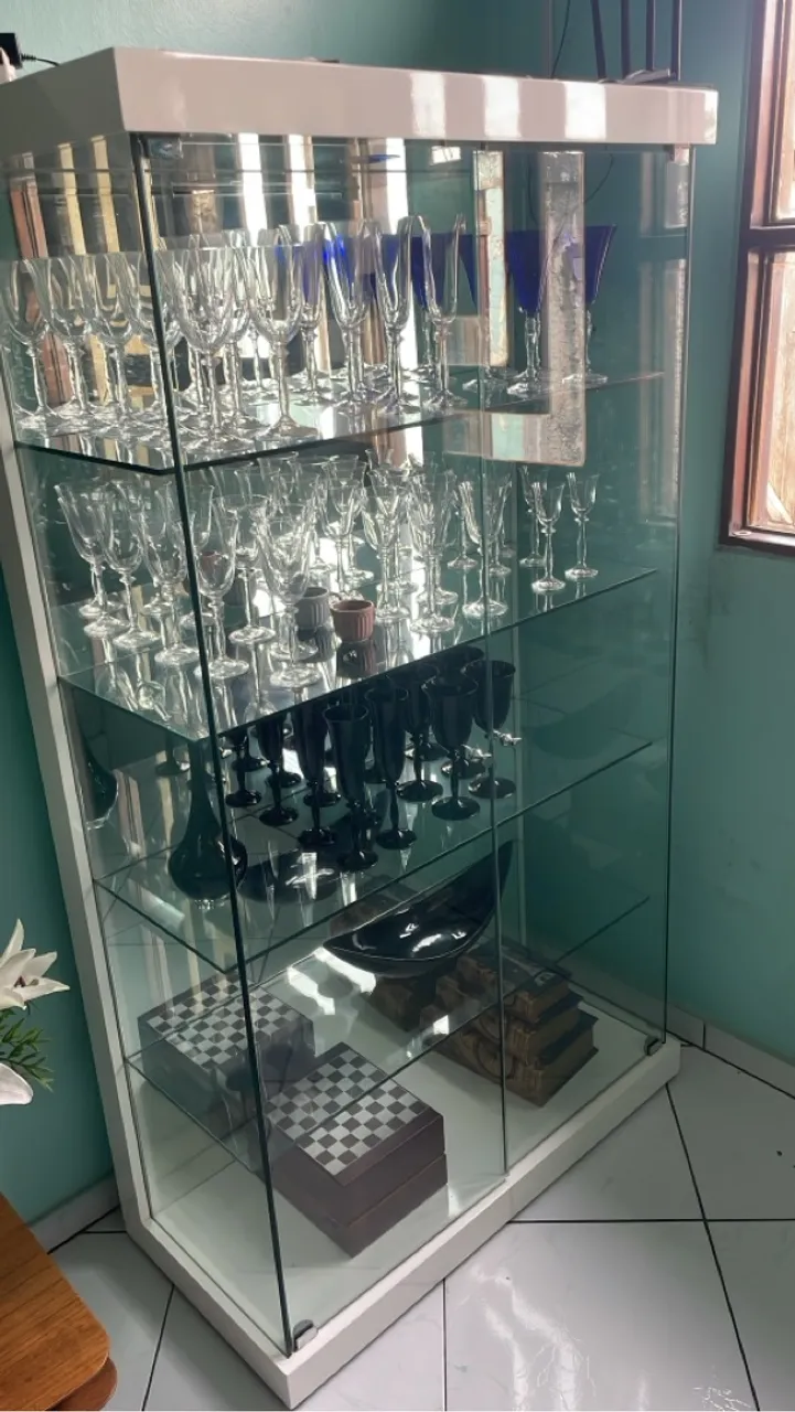Cristaleira de Vidro Decorativa