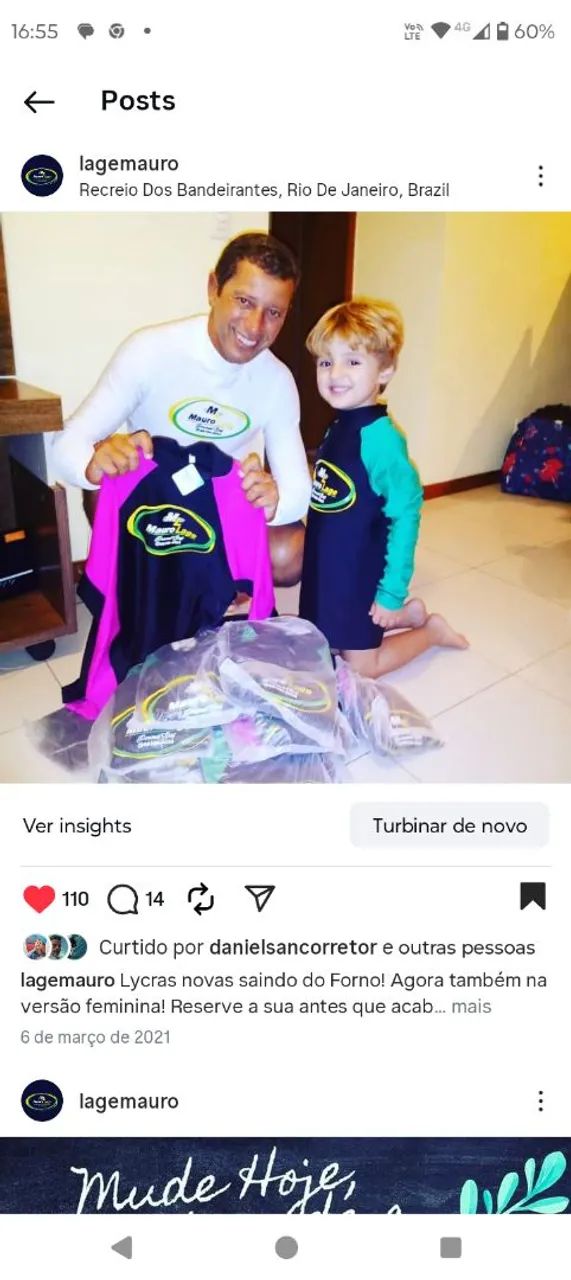 Camisas de Lycra com alto fator de proteção solar ! - Foto 2