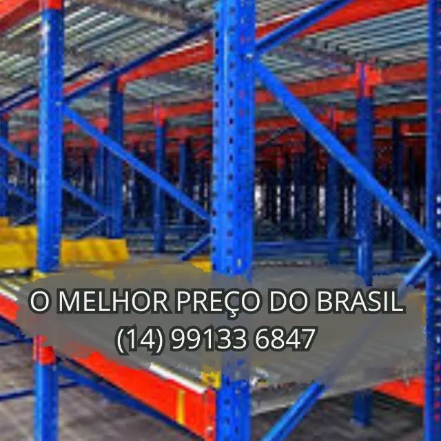 Porta palete estante de aço para galpão 