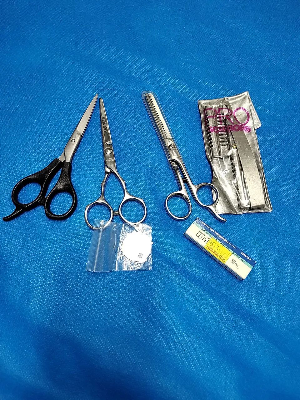 Kit de Tesouras para cabeleireiro 