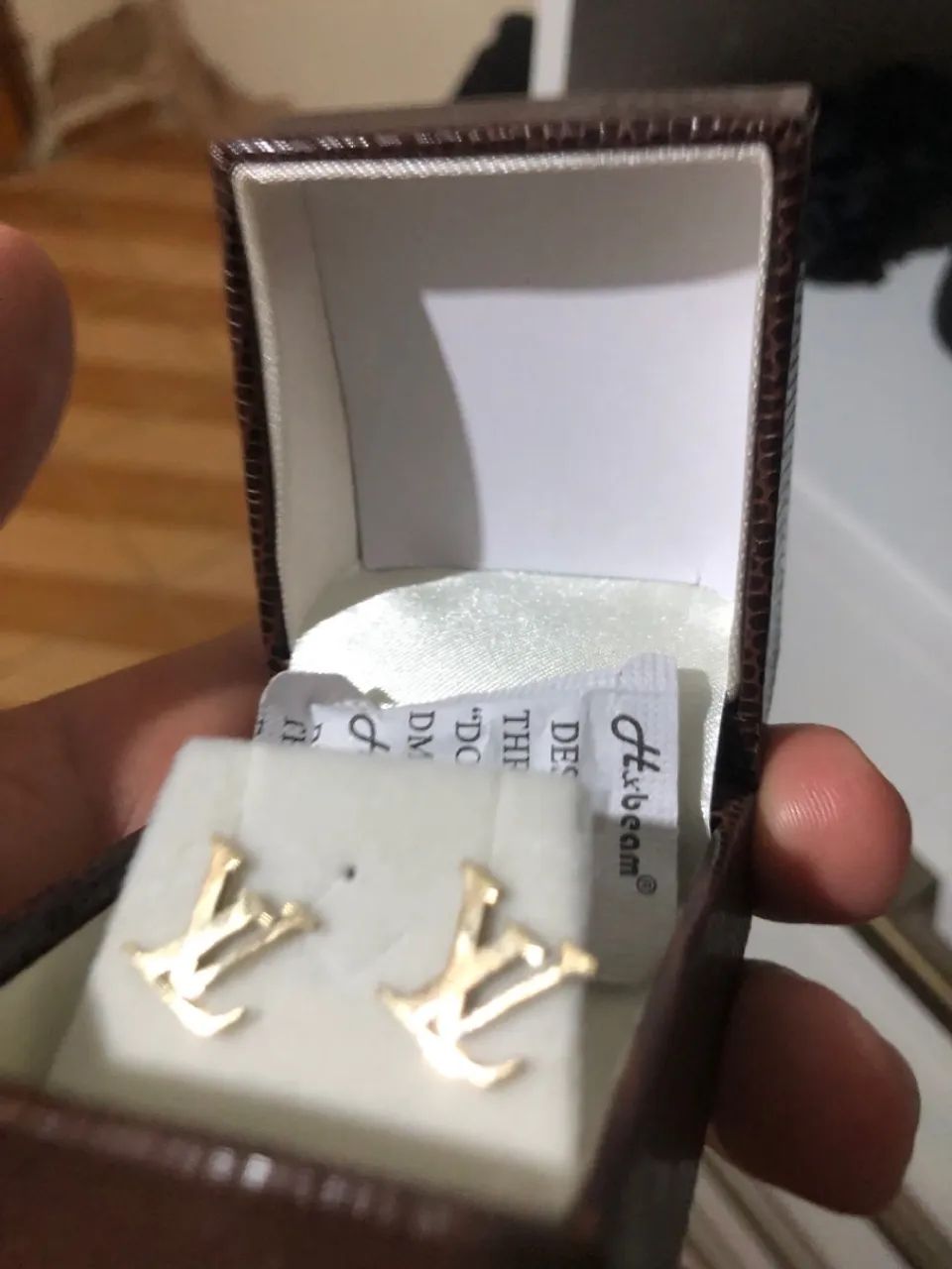 PAR DE BRINCO OURO 18k  - Foto 3