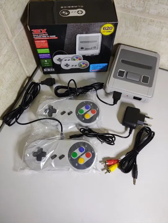 Console de Vídeo Game Clássico Mini 620 Jogos - Foto 4