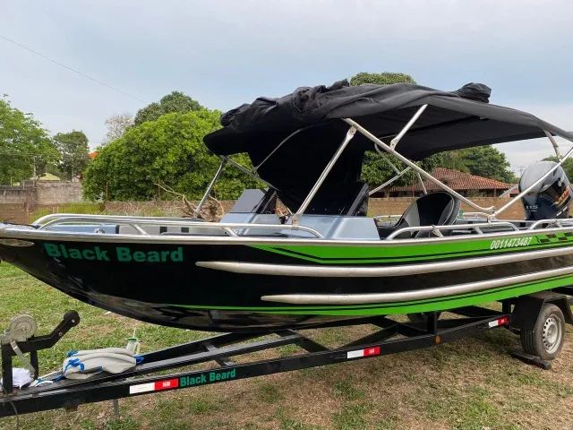 Lancha de Alumínio com motor Yamaha de 115Hp ano 2021. - Foto 2