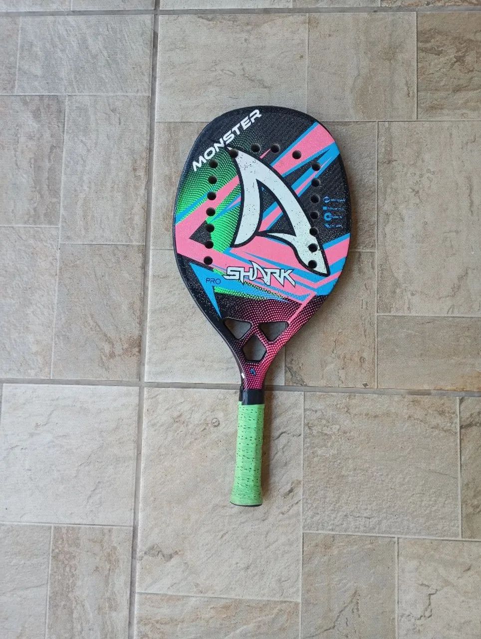 Raquete de Beach Tennis Monster Shark - Foto 2