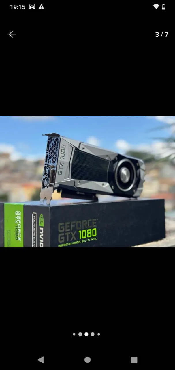 Placa de Vídeo GeForce GTX 1080 - NVIDIA