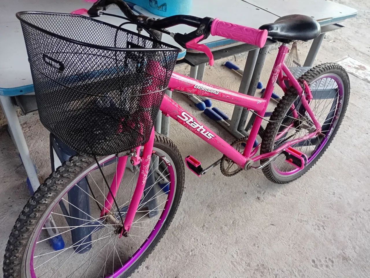 ? Vendo Bicicleta Média Rosa em itabuna? <br> - Foto 3