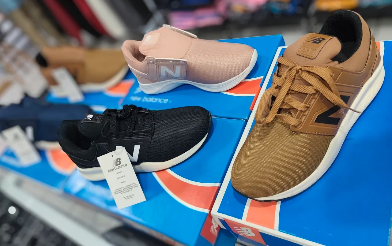 5 pares de Tênis New Balance