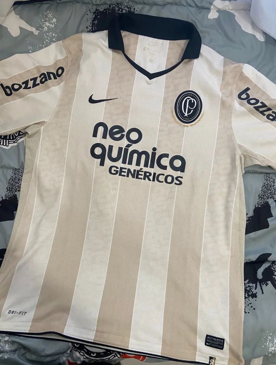 Camisa Nike do Centenário do Corinthians  - original de época 
