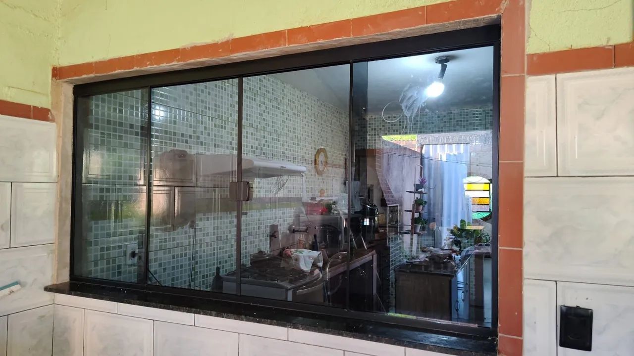 Janela de Vidro Deslizante para Cozinha