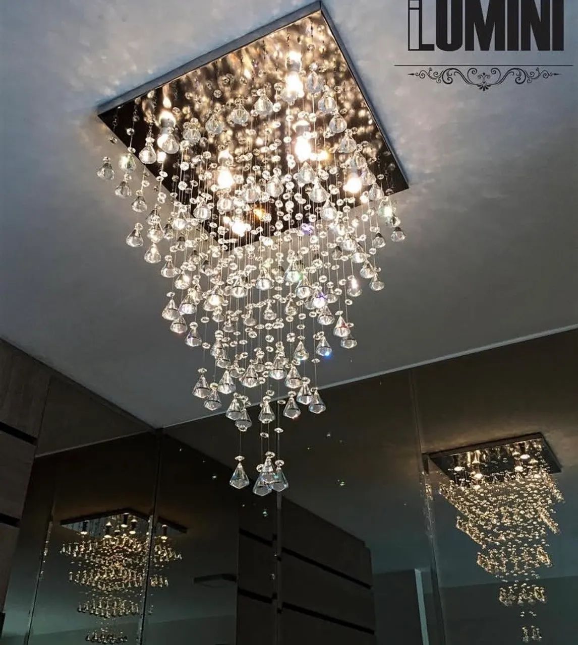 Lustre de Cristal Elegante - Decoração Sofisticada - Foto 2