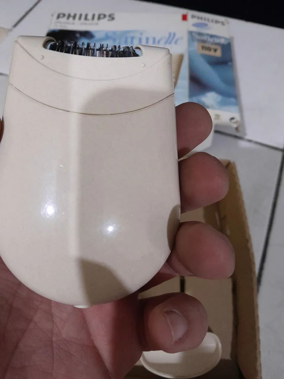 Depilador Antigo Philips Satinelle no Estado Leia Descrição  - Foto 2
