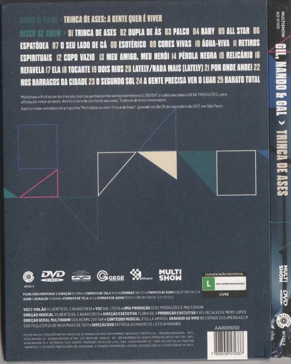 Gil,Nando & Gal-Trinca de Azes (Box 02 DVD'S) - Foto 3