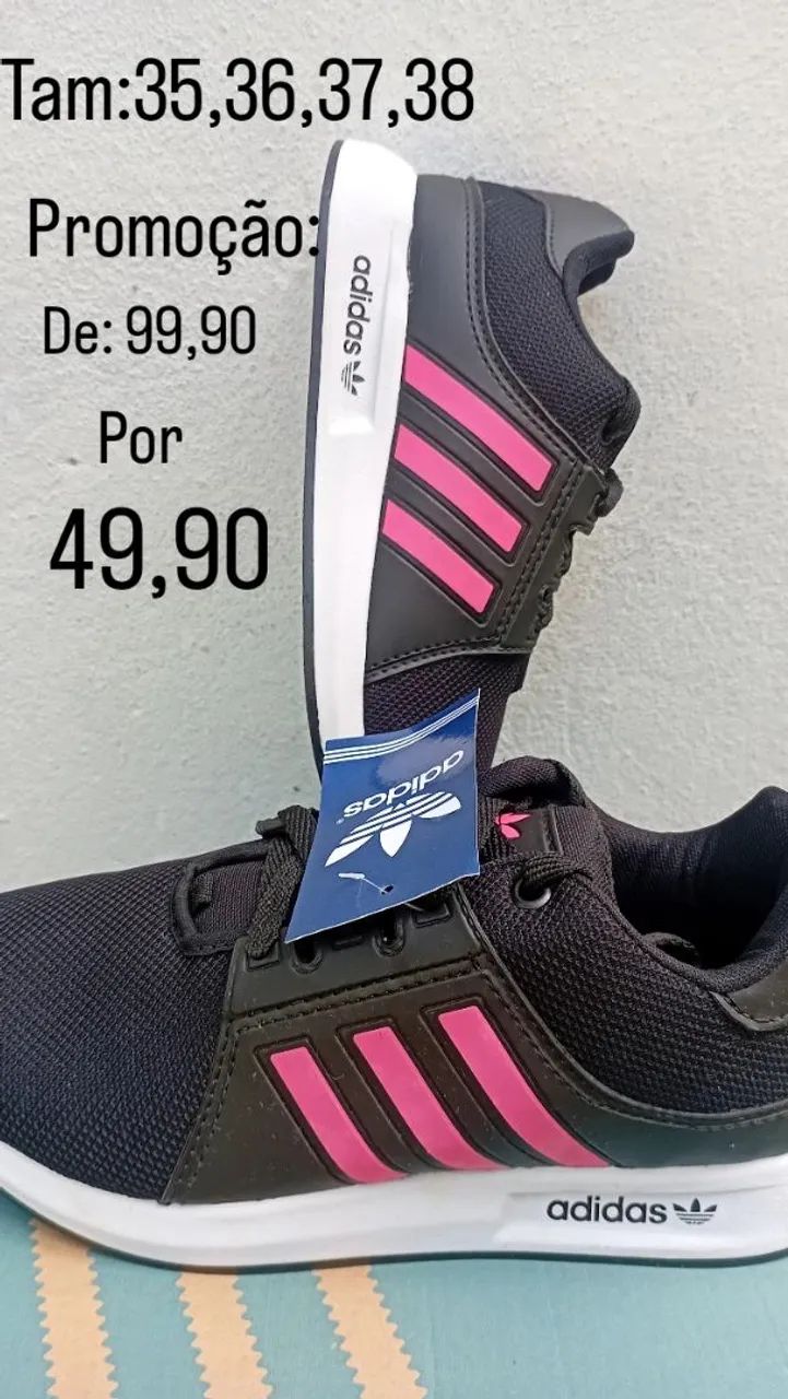 Tênis Adidas Feminino - Tamanho 35, 36, 37, 38
