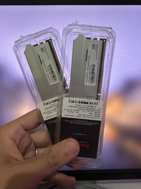 Memórias ram asgard 2x8gb (16gb) 3200Mhz