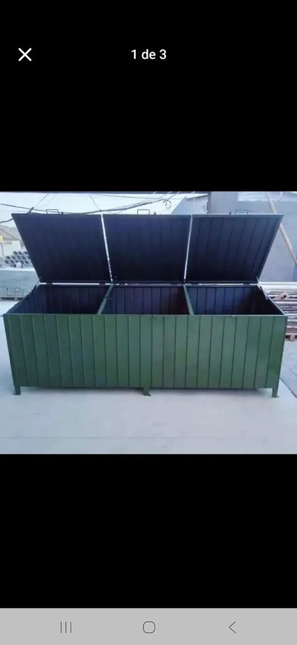 Lixeira grande capacidade 2900lts - Foto 4