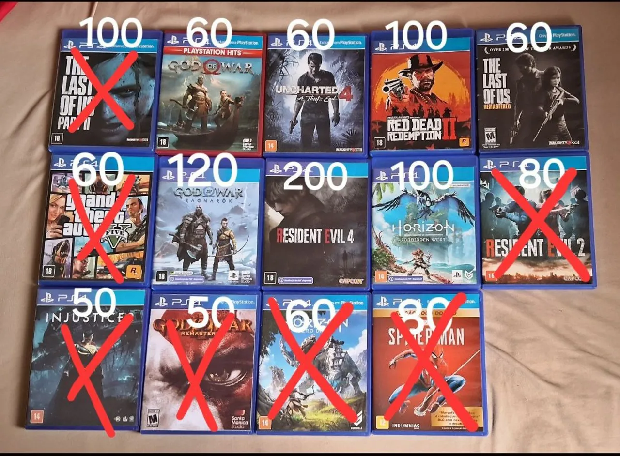 Jogos PS4 - Diversos Títulos