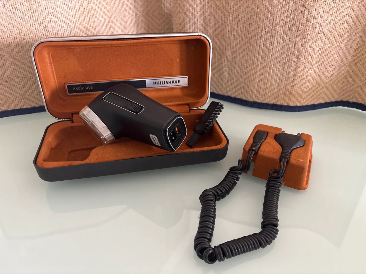 Barbeador Philips de Luxo "Philishave" - Década de 50 - com 3 Lâminas - Funcionando - Foto 3