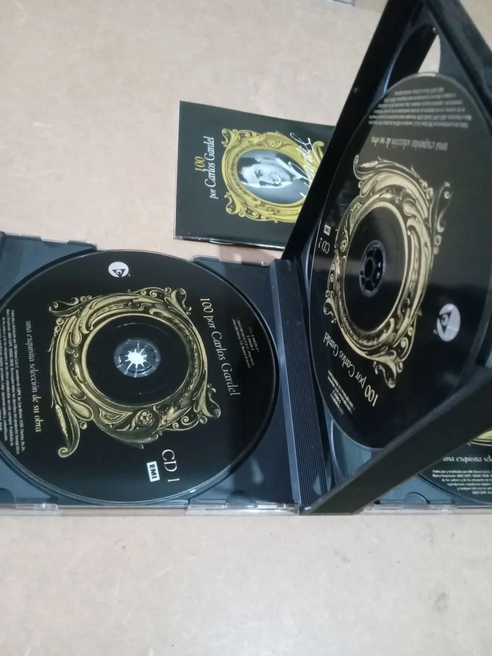 100 por Carlos gardel box com 4 cds - Foto 3