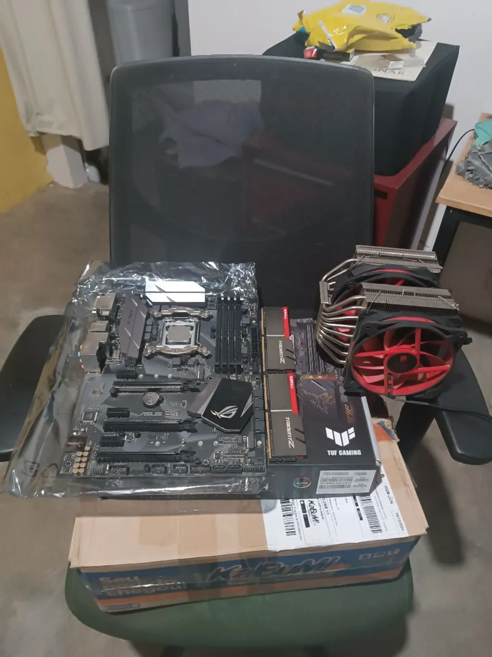 Kit Gamer Completo: Placa-mãe, Memória RAM e Cooler