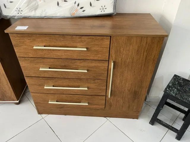 Cômoda Pequena 4 Gavetas - Novo - Foto 2