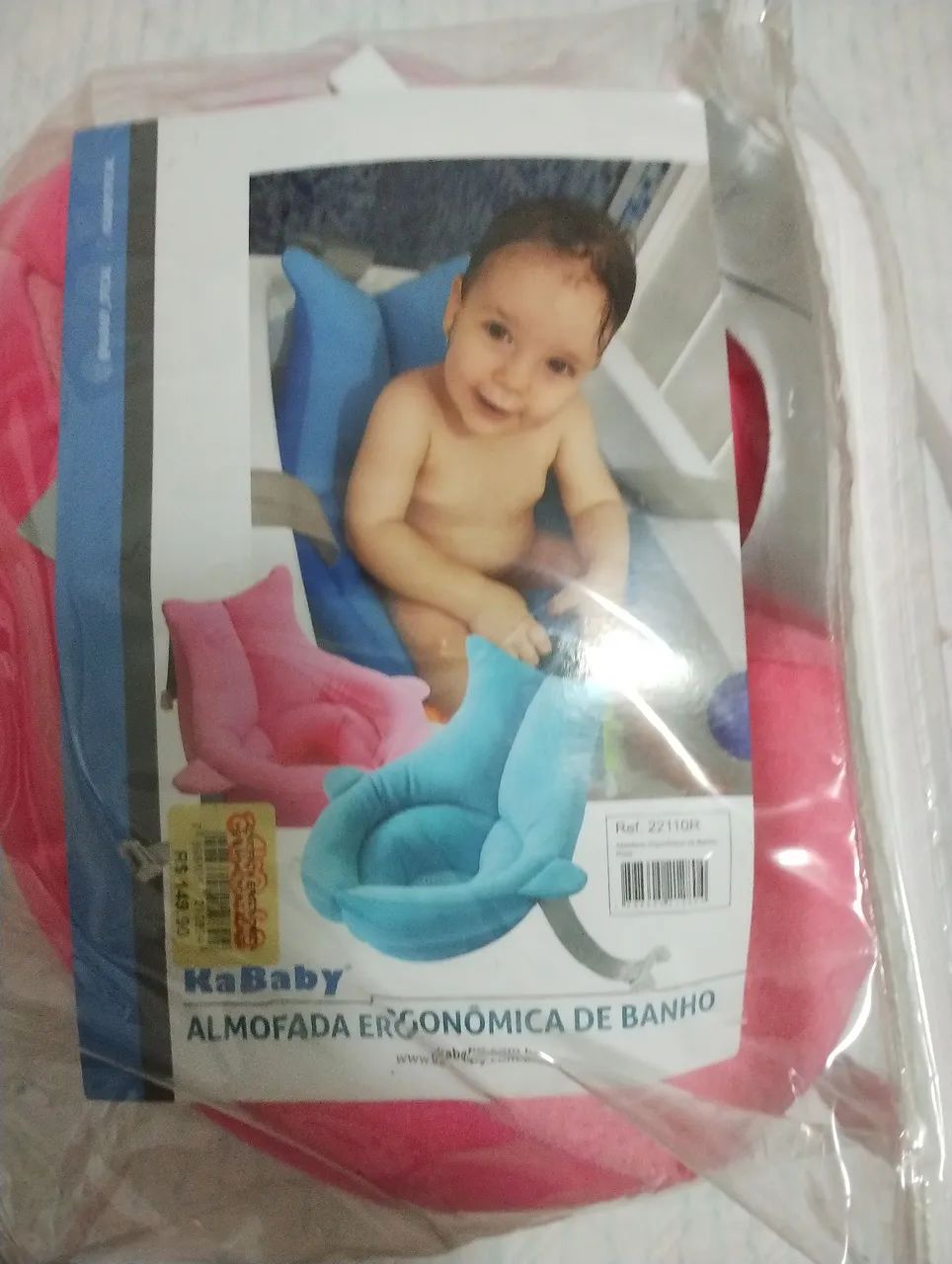 Almofada Ergonômica para Banho de Bebê