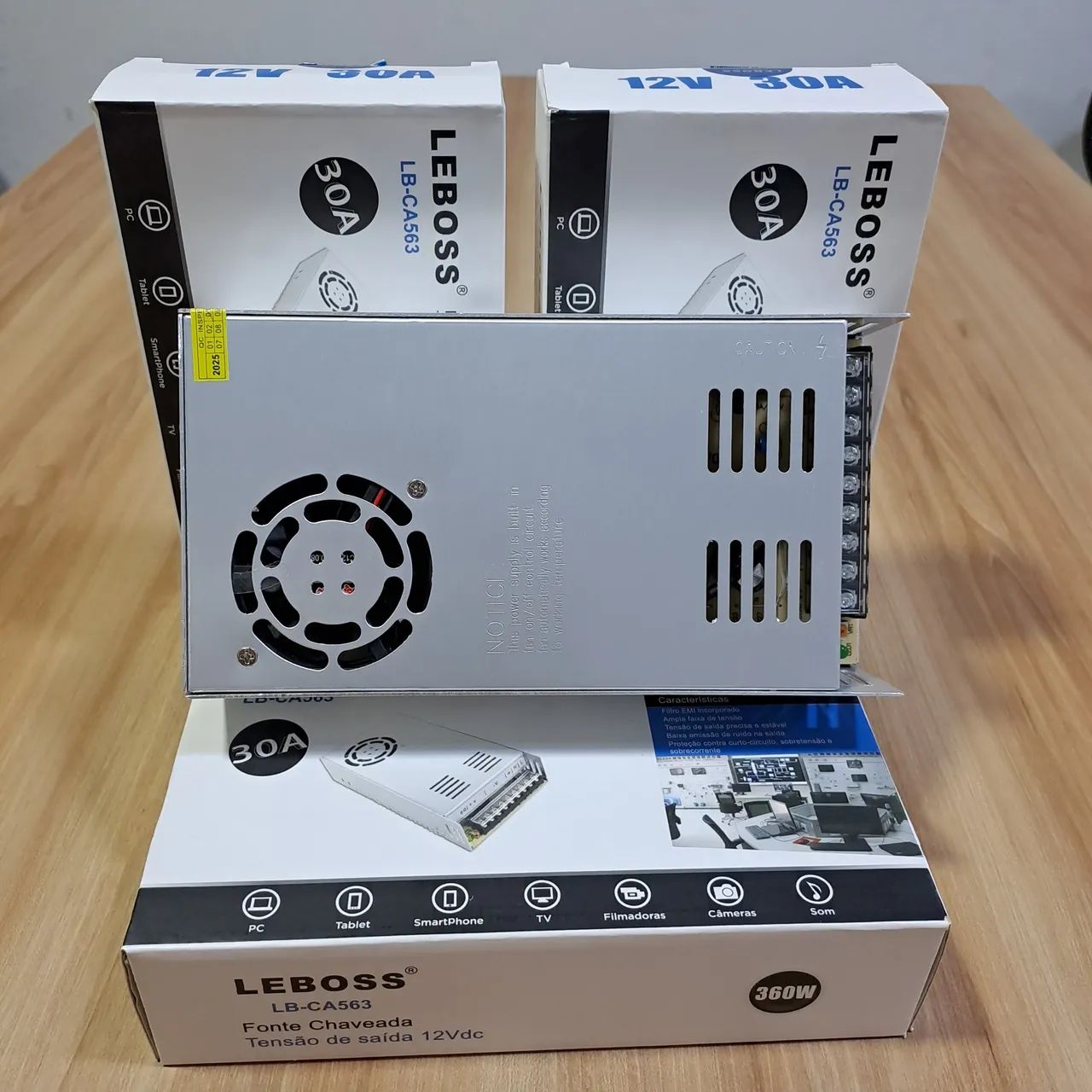 Fonte chaveada 30A 12v