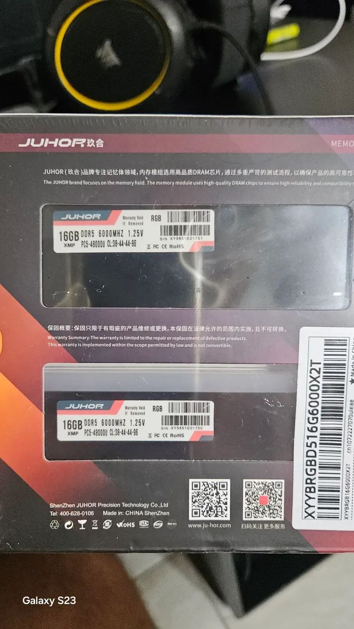 DDR5 32GB two pieces of 16GB 6000MHz new64317903455363120